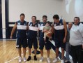 De izquierda a derecha, el "Gallo" Perez, el "Cabezón" Milanesio, el "Chuni" Merlo, el "Mili" Villar y Camilo